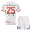 Camisola + Calções FC Bayern de Munique Thomas Muller 25 Criança Equipamento 2ª 2025-26